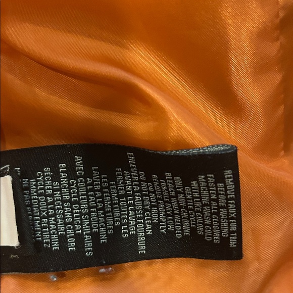 Madden Black Puffer Jacket with Faux Fur Hood size MM - Picture 13 of 16